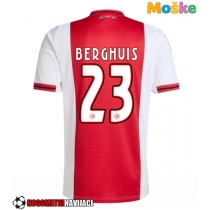 Moške Nogometnih dresov Ajax Steven Berghuis #23 Domači 2025-26 Kratki rokavi